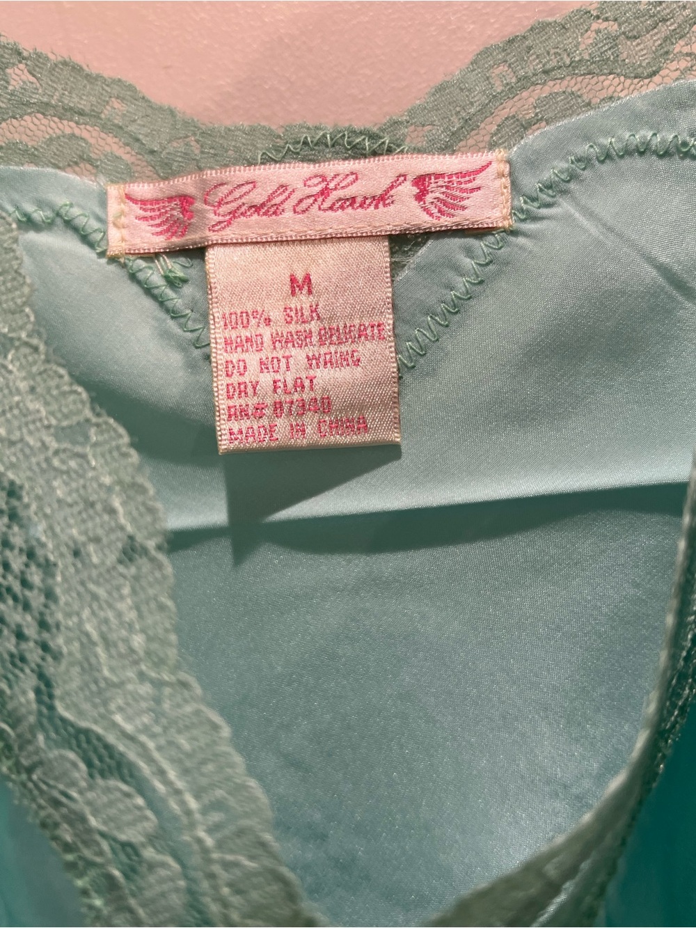 Gold Hawk Tiffany Silk Lace Cami Top Medium NWT - Picture 7 of 7